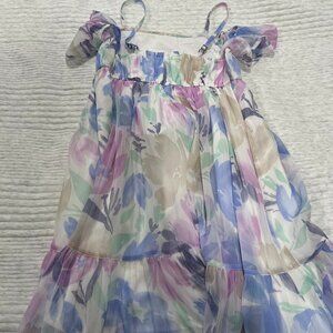 Girls Abercrombie kids flower print dress